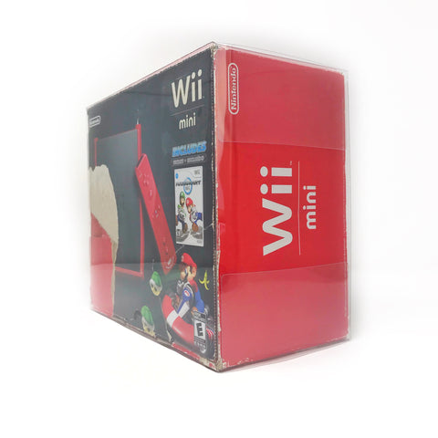 Wii Mini - Red/Black - System Box - 0.5mm