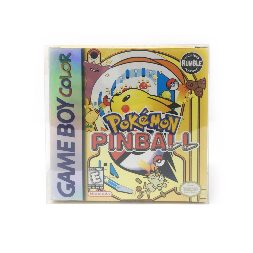 Clear Box Protector For Pokemon Pinball (Game Boy) – Also Fits Perfect Dark – Aussie Seller